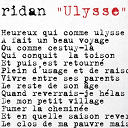 Ridan - Ulysse