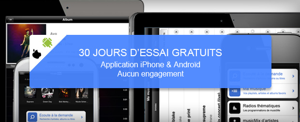 Streaming et t�l�chargement de musique sur iPhone, iPad et Andro�d avec l'application musicMe